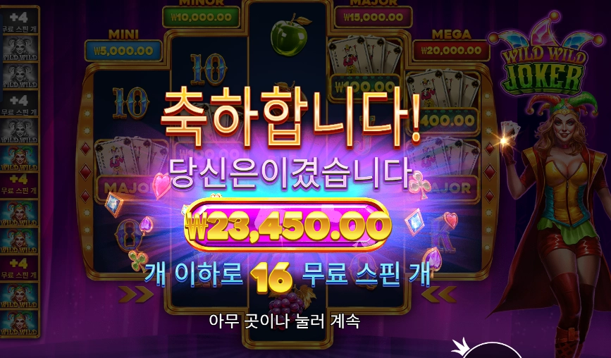 와일드 와일드 조커 ２３천원