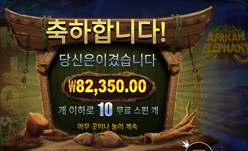 아프리칸 엘리펀트 82천원