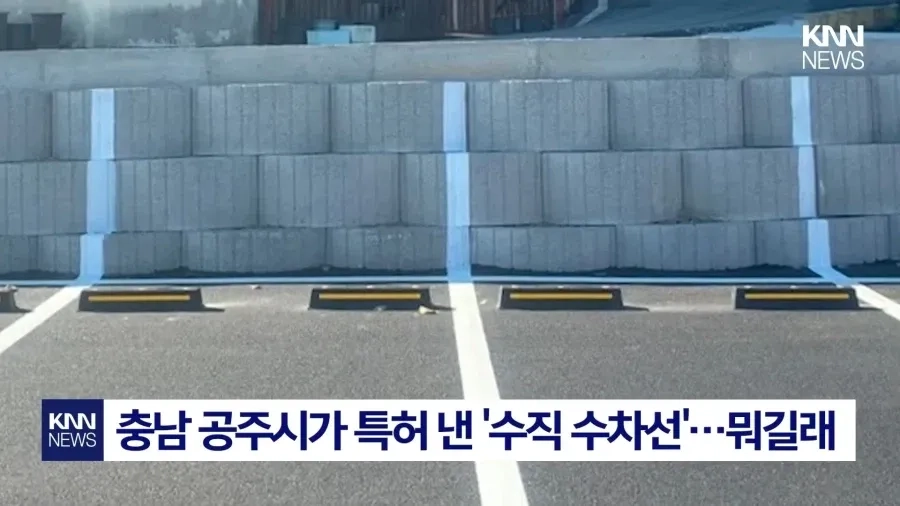 공주시가 특허 낸 주차선 아이디어