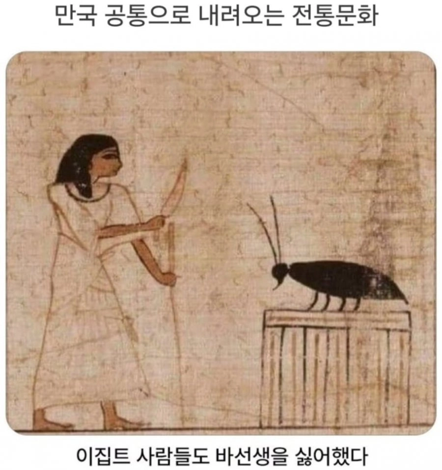 만국 공통으로 내려오는 전통 문화