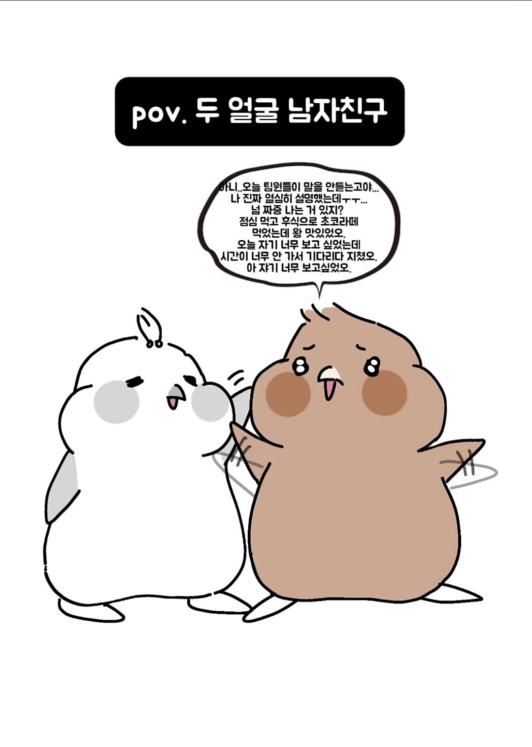 두얼굴의 남자친구