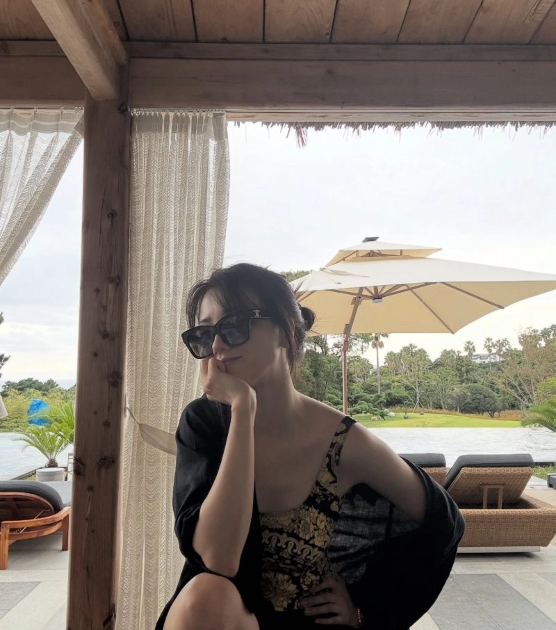 38세 박하선 제주도서 미모 자랑
