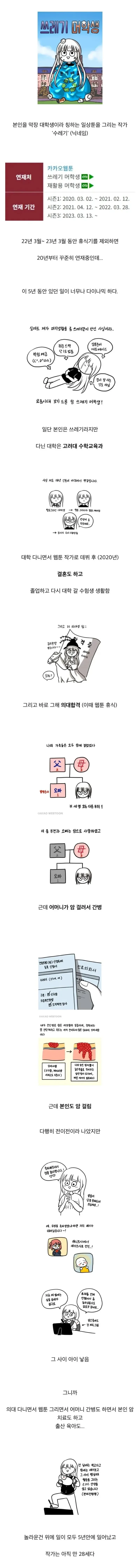 놀랍다는 한 웹툰작가의 삶