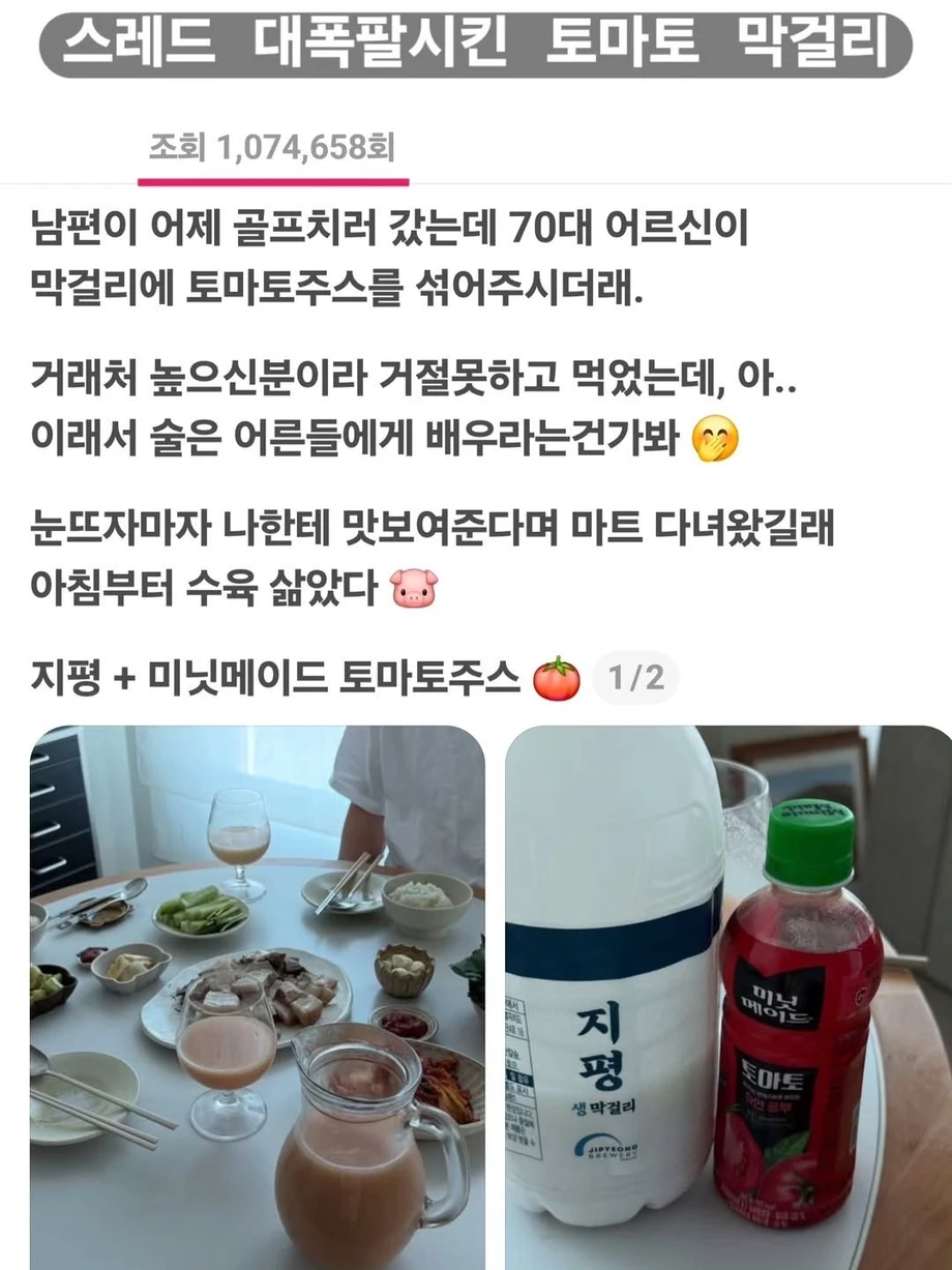 토마토 막걸리