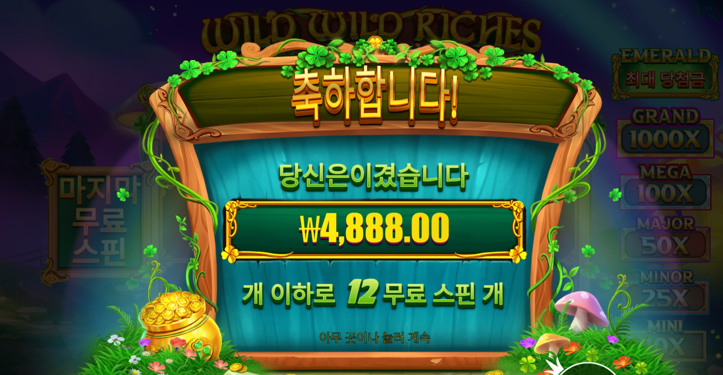 와일드리츠 4천원