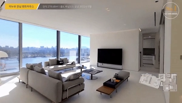 서울사람들의 로망 신축 한강뷰 펜트하우스