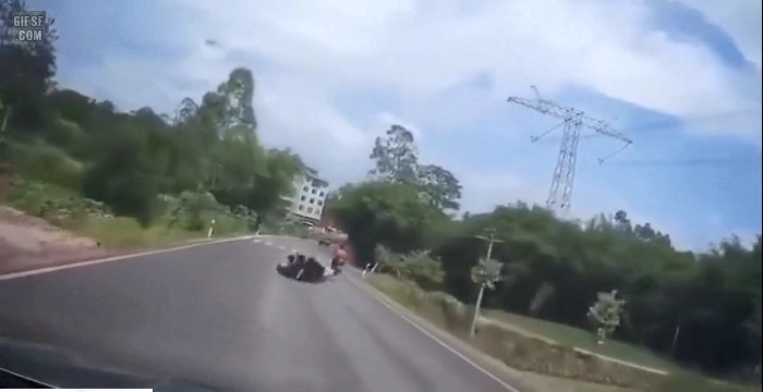 오토바이 사고 ㄷㄷㄷ