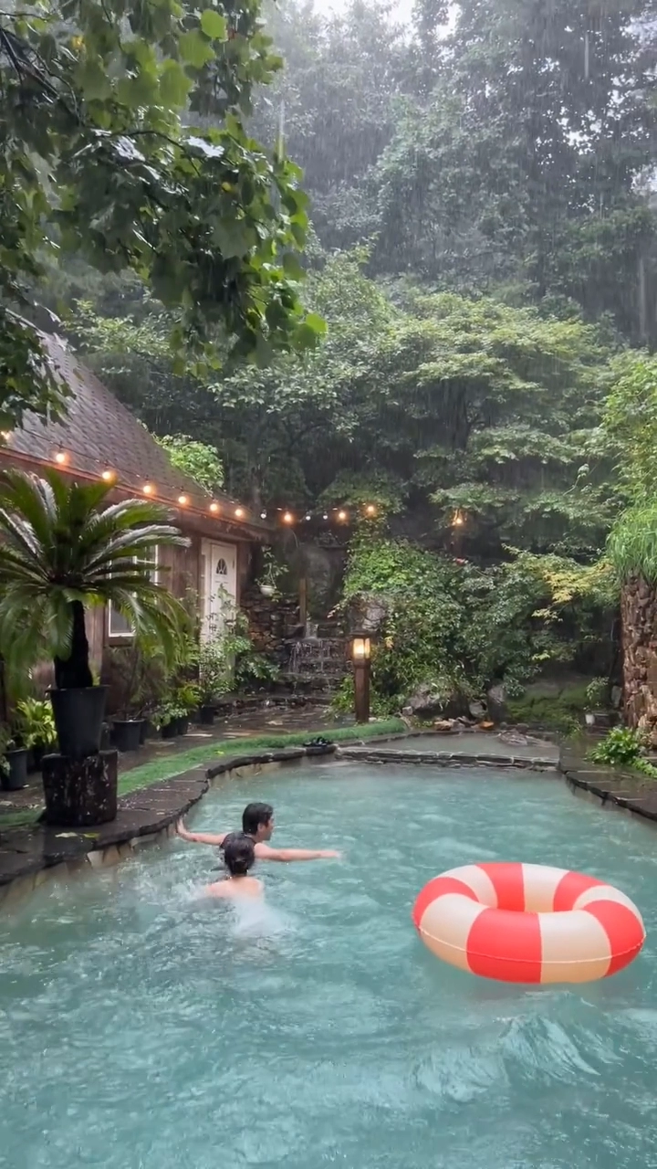 비오는날 물놀이