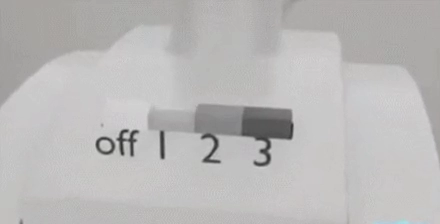 선풍기 버튼의 원리