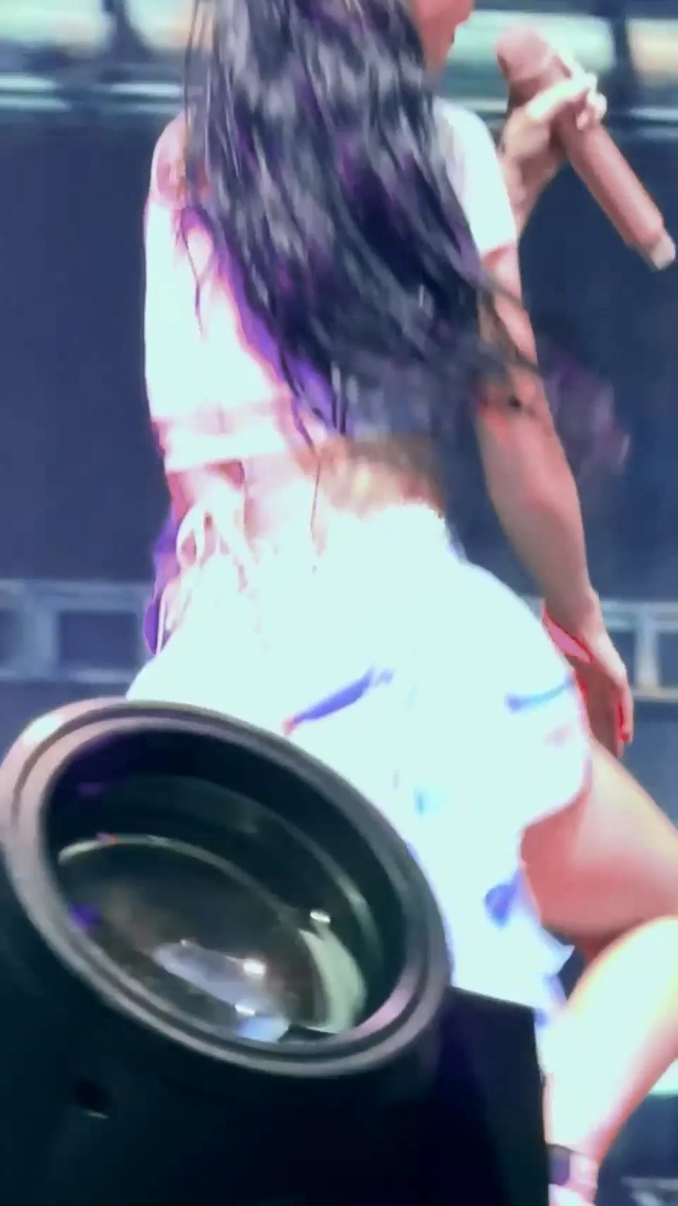 아이들 미연 팬티 노출