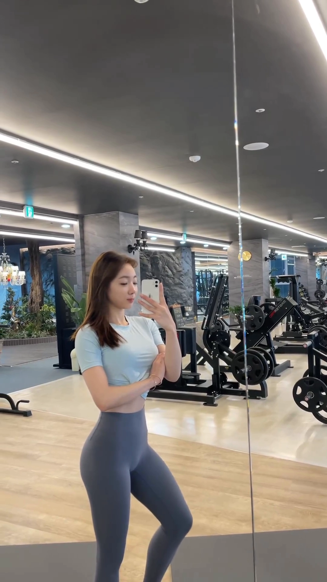 오운완 몸매 인증하는 레깅스녀