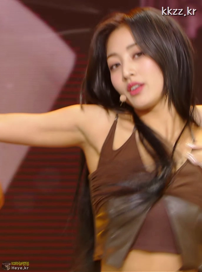 트와이스 지효 묵직 슴부먼트