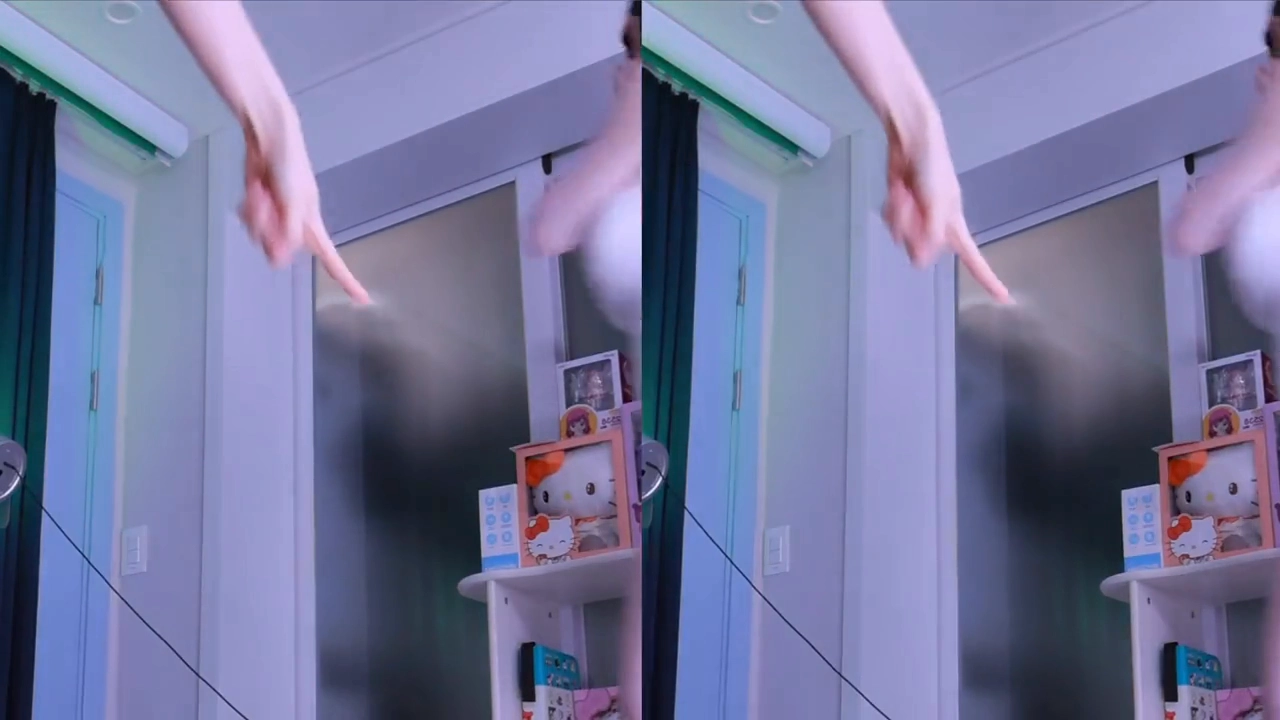 밀크소이 도끼자국 밑캠 팬티에 드러난 엉덩이 라인