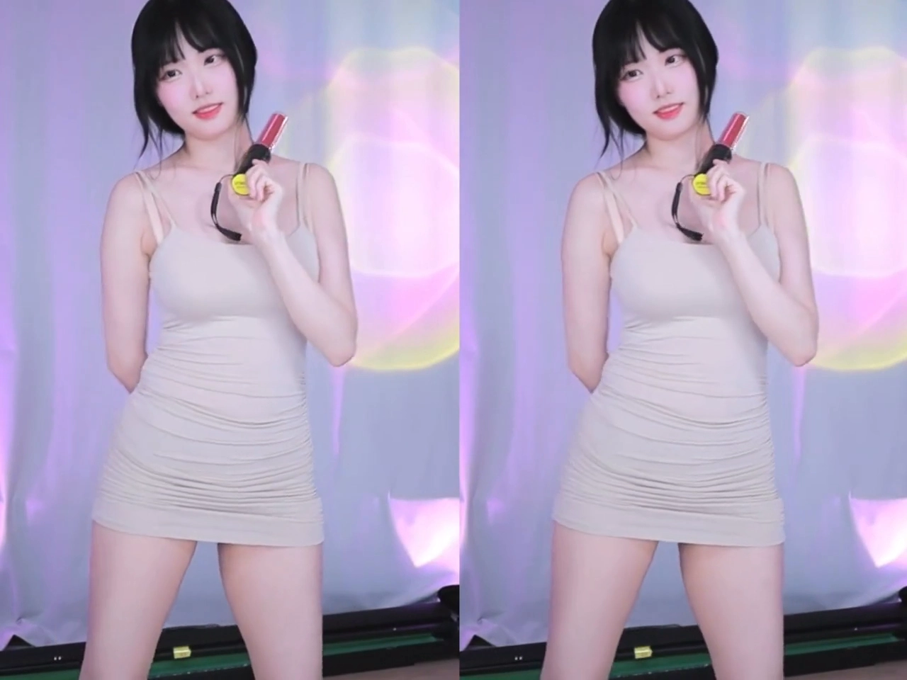 나무늘봉순 가슴골 깊게 파인 미시룩 골반라인 미쳤다