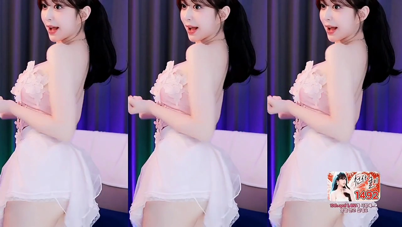 김빵귤 엉밑살 제대로 보이는 프릴치마