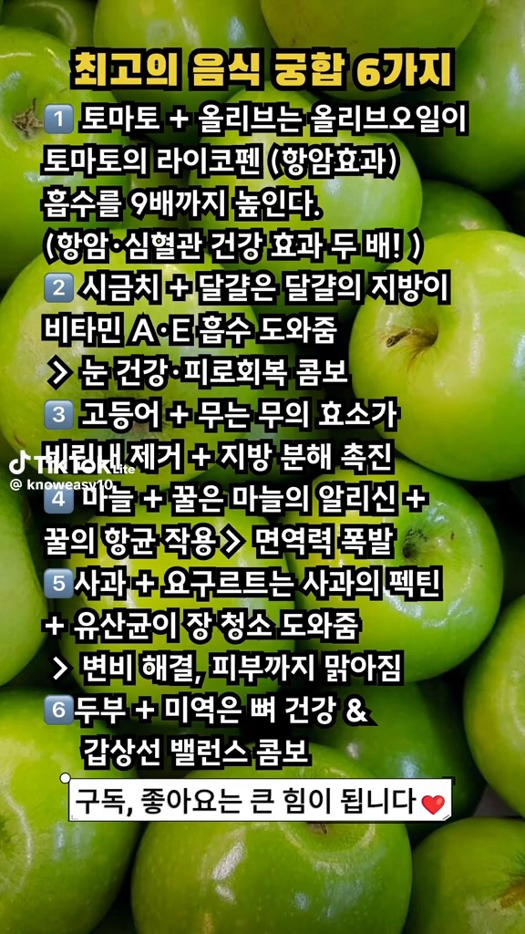 최고의 음식궁합