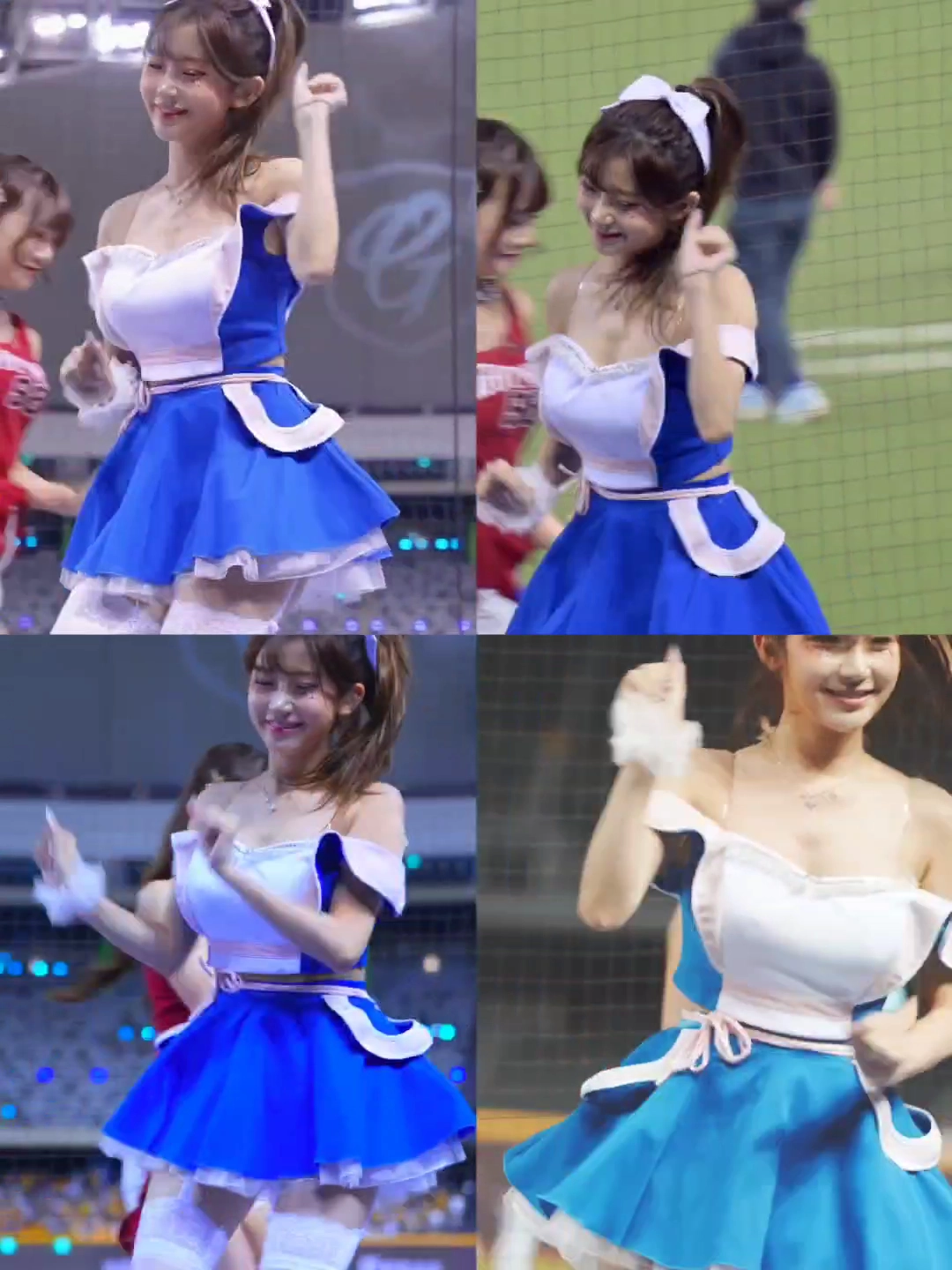 이주은 가슴골 대만이라 숙이는 각도부터 다르다