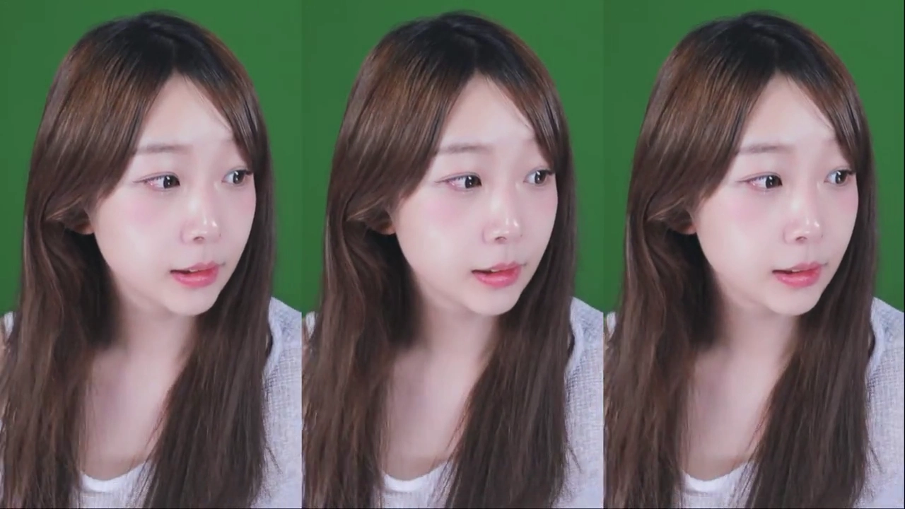여캠 진땅콩 가슴골 하나도 안보이는 옷 내려서 보여주기