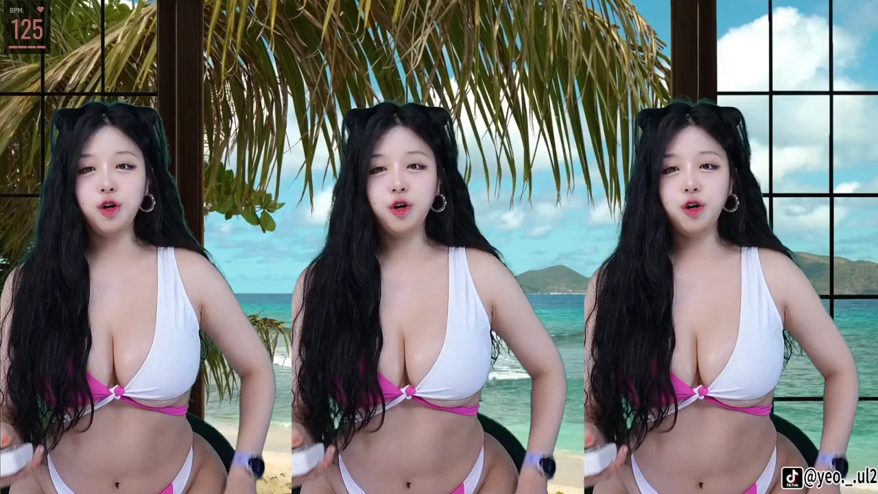 스트리머 해까닥여울이 비키니 육덕진 남미 몸매