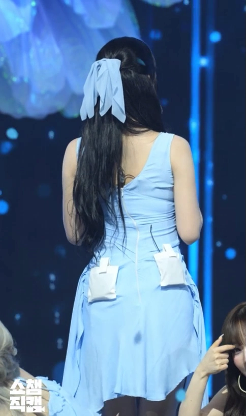 트리플에스 김채연 원피스 묵직한 가슴볼륨감
